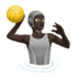 🤽🏿 person playing water polo: dark skin tone display on Apple